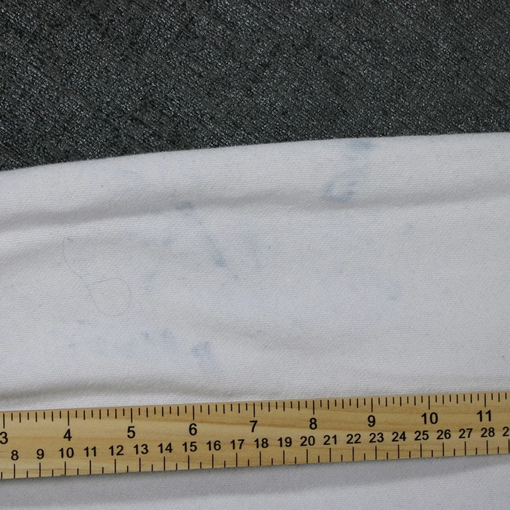The North Face Mens Large White Multi Logo Graphic‎ Crewneck Sweatshirt Fleece